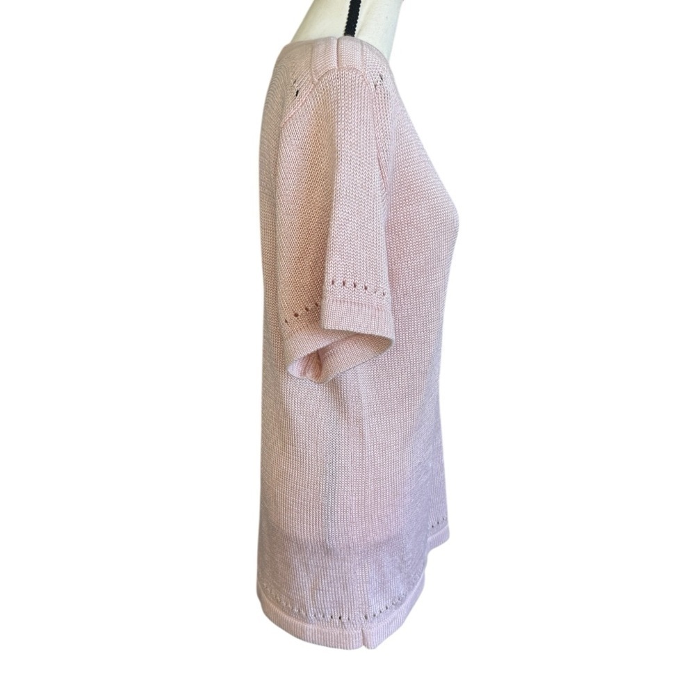 Vintage Christian Dior Separates Blush Pink Knit Top – 70s/80s - Picture 3 of 11